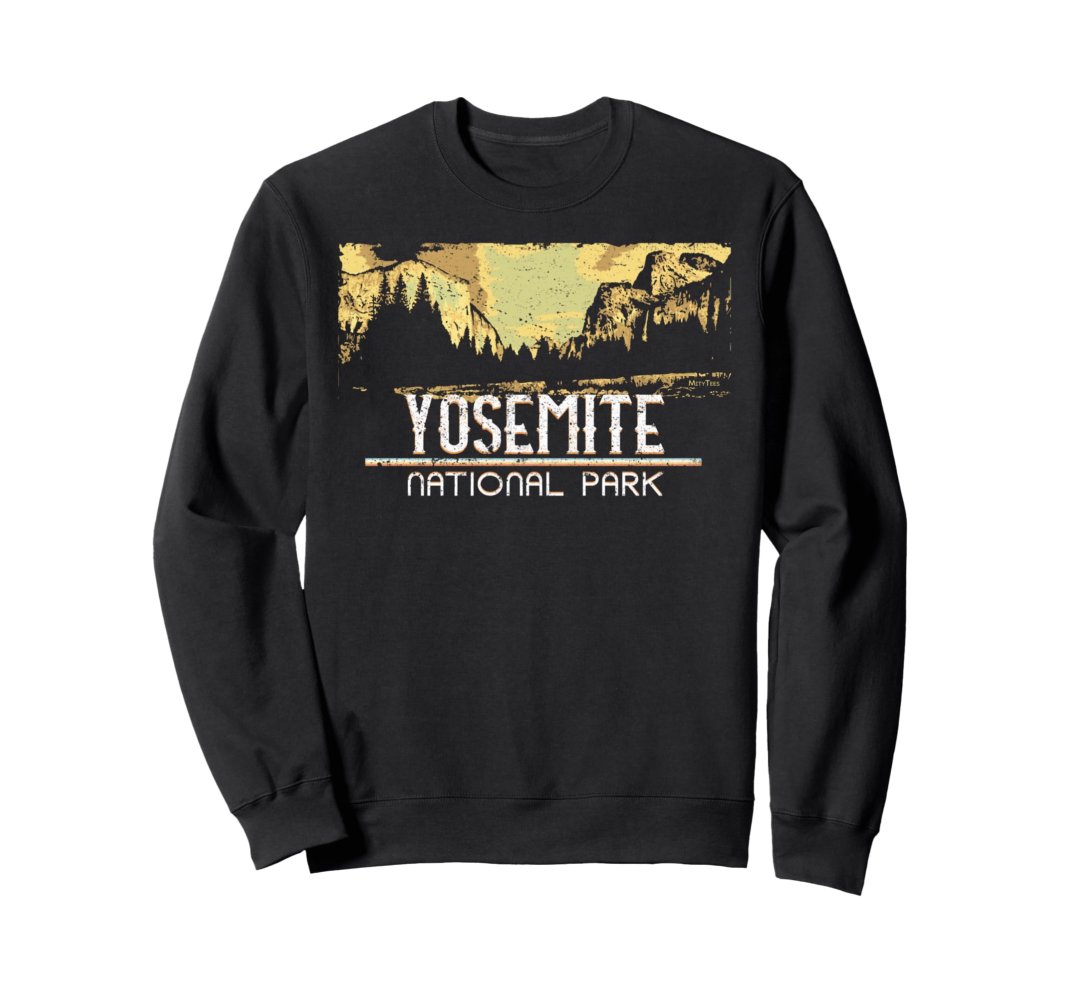 Postcard National Park Yosemite Sweatshirt - Casual Everyday Wear Unisex - T-Shirt, Sweatshirt, Hoodie