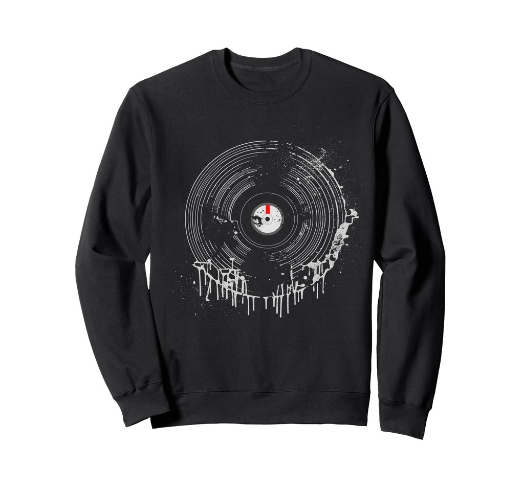 Turntable Vinyl Record Player Sweatshirt - Aesthetic Graphic for Adults - T-Shirt, Sweatshirt, Hoodie