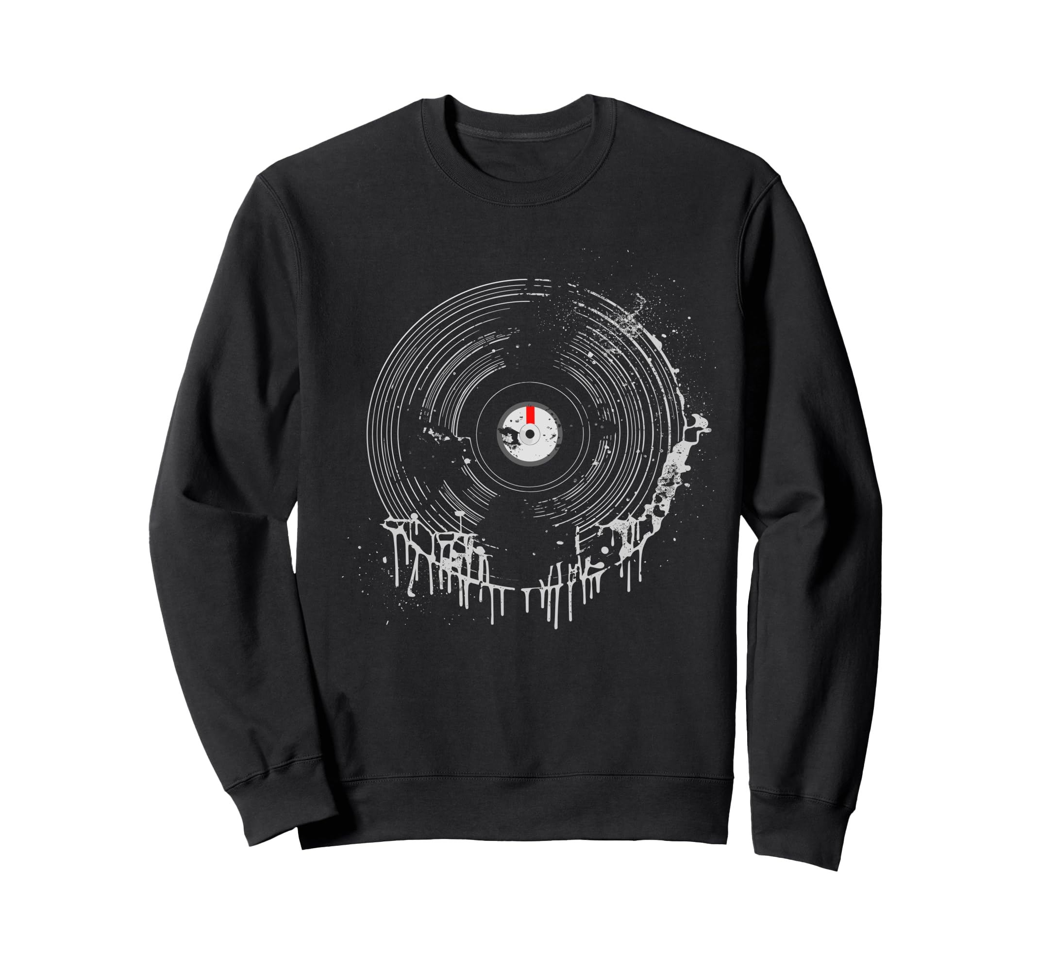 Turntable Vinyl Record Player Sweatshirt - Aesthetic Graphic for Adults - T-Shirt, Sweatshirt, Hoodie