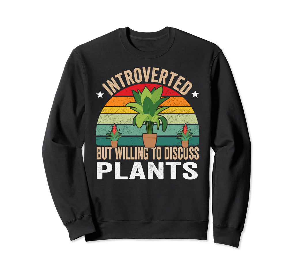 Introverted But Willing To Discuss Sweatshirt - Trendy Graphic for Adults - T-Shirt, Sweatshirt, Hoodie