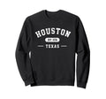 Houston Texas Est 1836 Athletic Sweatshirt - Unique Graphic Unisex - T-Shirt, Sweatshirt, Hoodie
