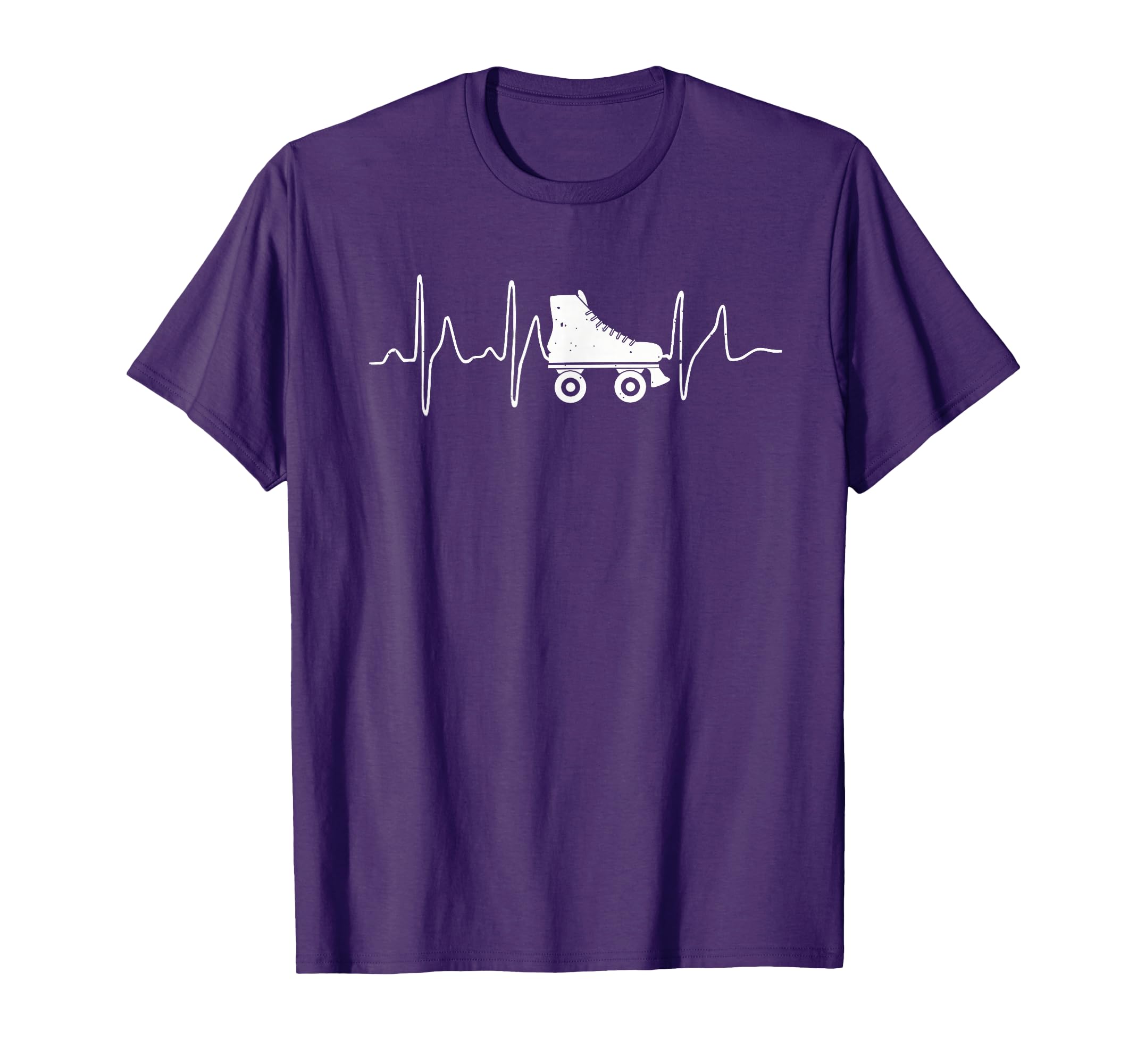 Roller Skating Heartbeat Skater T-Shirt - Fun Novelty Design for Adults - T-Shirt, Sweatshirt, Hoodie