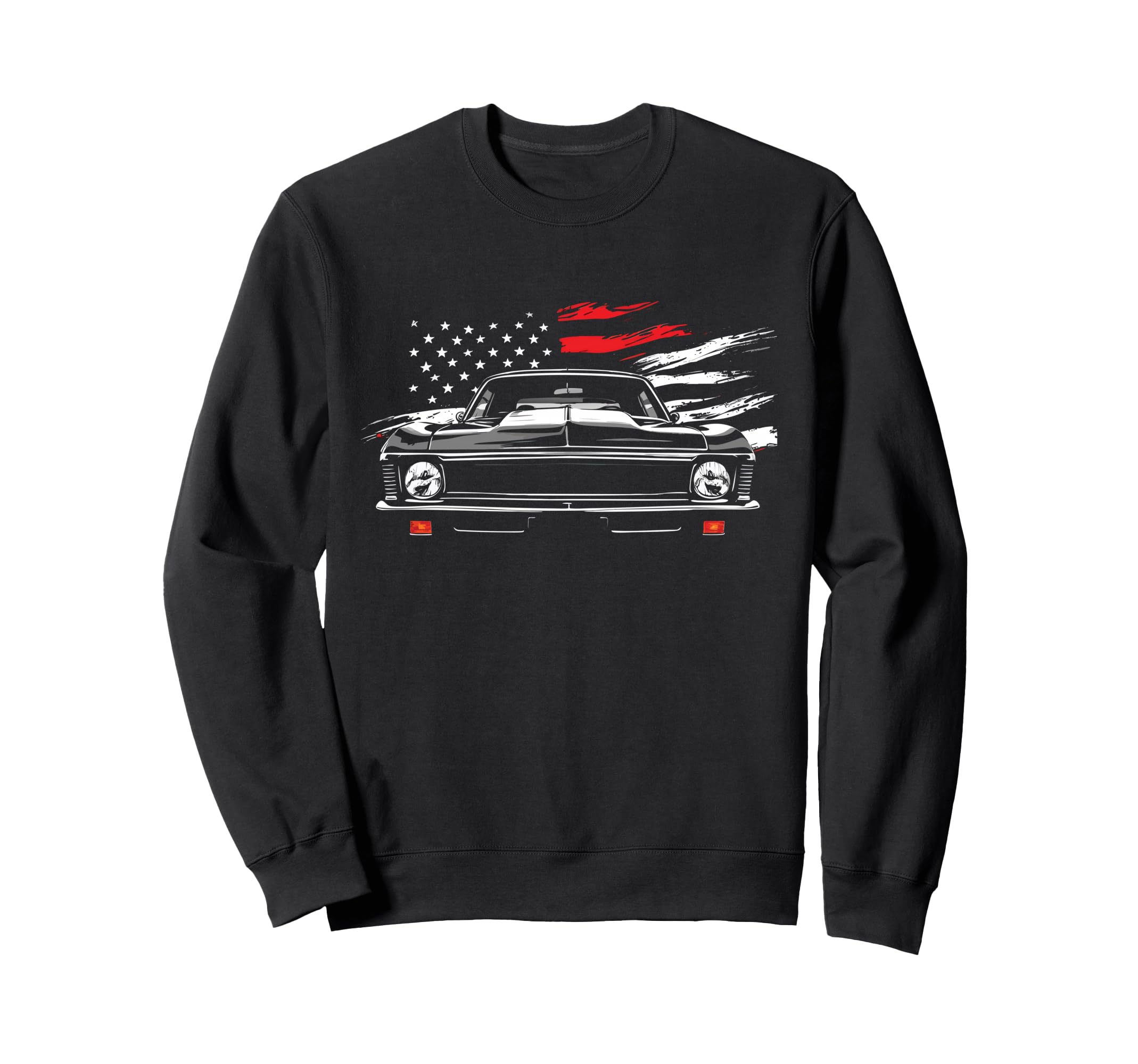 Old School Muscle Car Front Grill Sweatshirt - Streetwear Style Men Women - T-Shirt, Sweatshirt, Hoodie