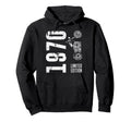 Born 1970 Motorcycle 55Th Birthday Hoodie - Graphic Print for Adults - T-Shirt, Sweatshirt, Hoodie