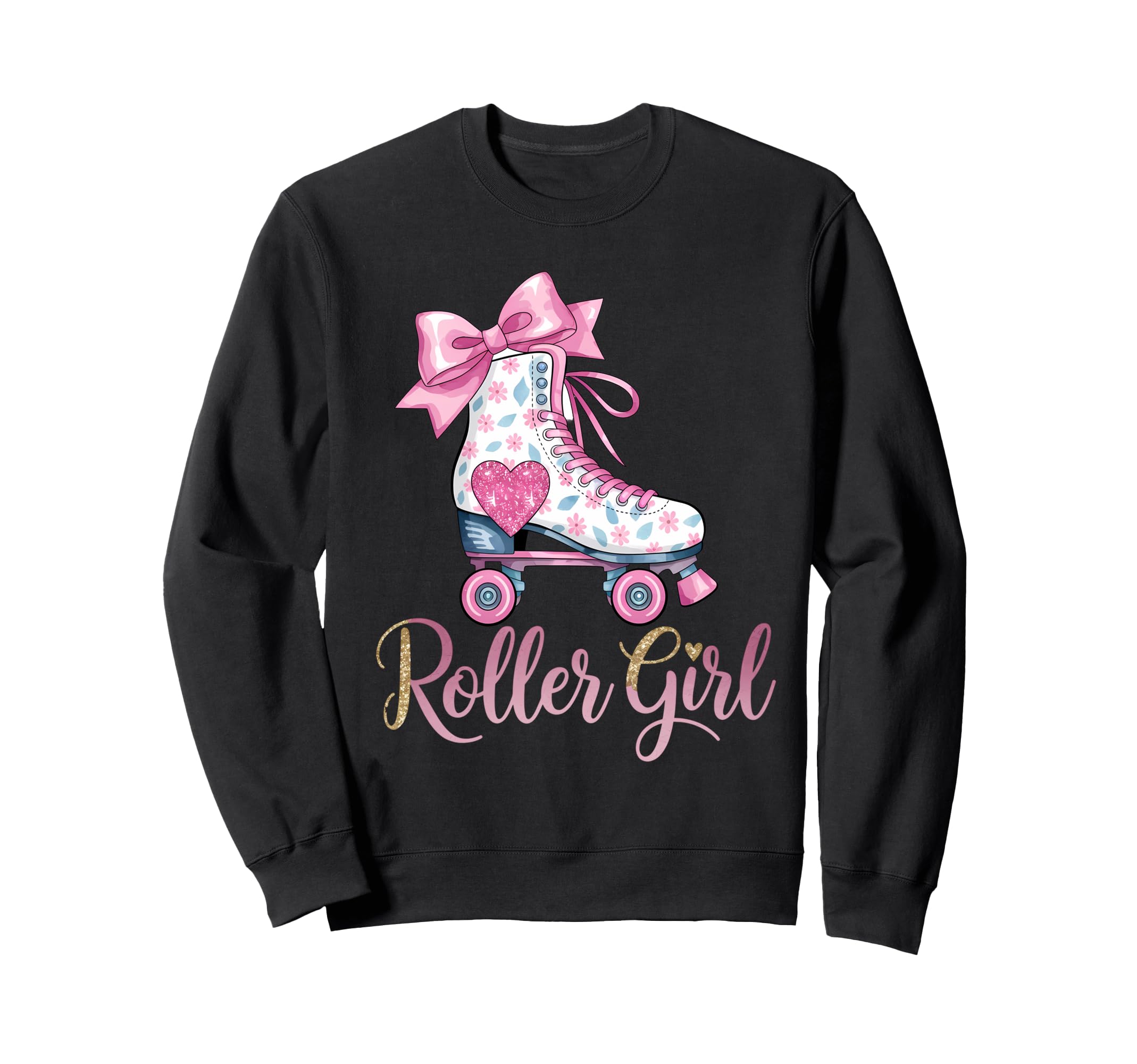 Roller Skater Roller Skating 70S Sweatshirt - Fun Novelty Design Men Women - T-Shirt, Sweatshirt, Hoodie