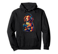 Brittany Spaniel Gamer Gaming Dog Hoodie - Custom Art Print for Adults - T-Shirt, Sweatshirt, Hoodie
