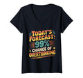 Womens Todays Forecast 99 Chance T-Shirt - Graphic Print Men Women - T-Shirt, Sweatshirt, Hoodie
