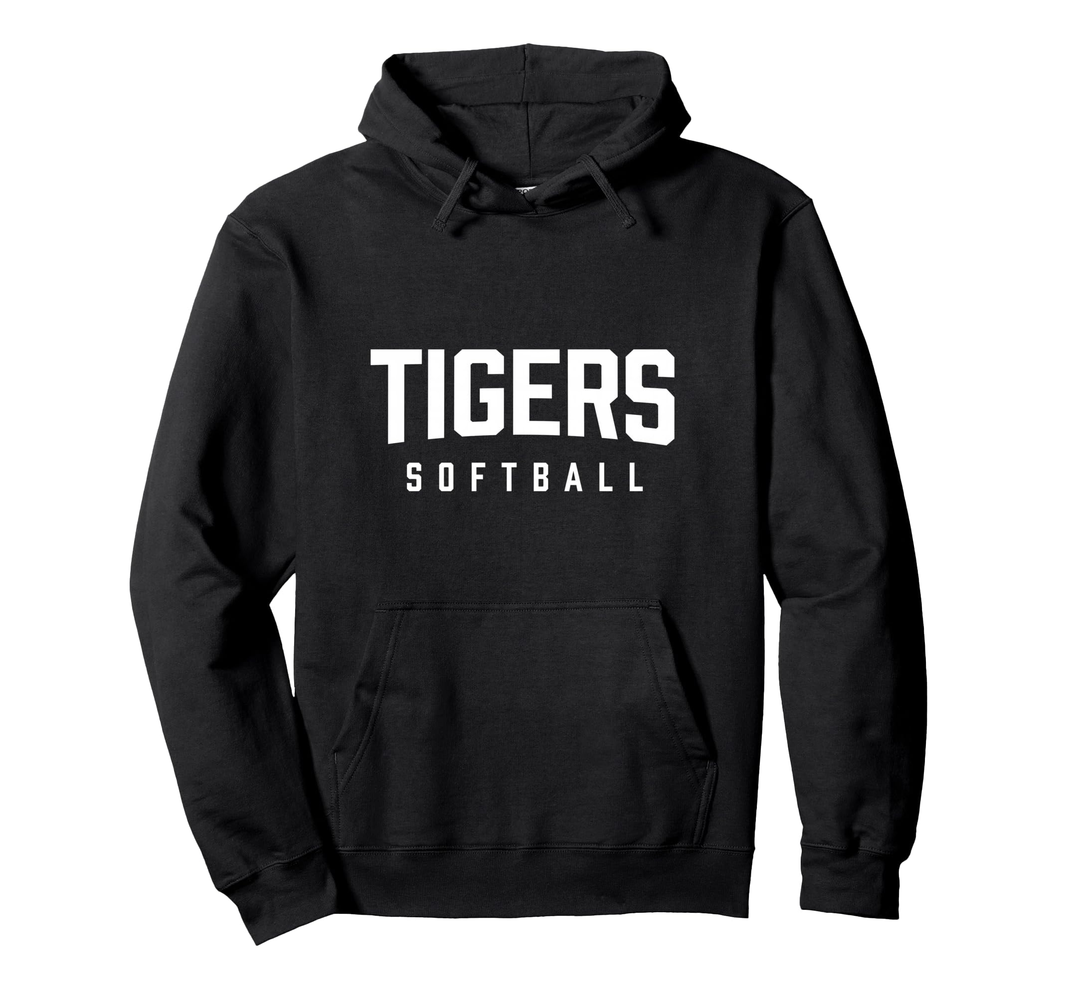 Tiger Inspired Softball Hoodie - Unique Graphic Men Women - T-Shirt, Sweatshirt, Hoodie