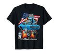 Patriotic 60S Muscle Car Funny Dragster Usa T-Shirt - Graphic Print Unisex - T-Shirt, Sweatshirt, Hoodie
