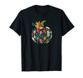 Autumn Pumpkin Fall Floral Pattern T-Shirt - Unique Graphic for Adults - T-Shirt, Sweatshirt, Hoodie