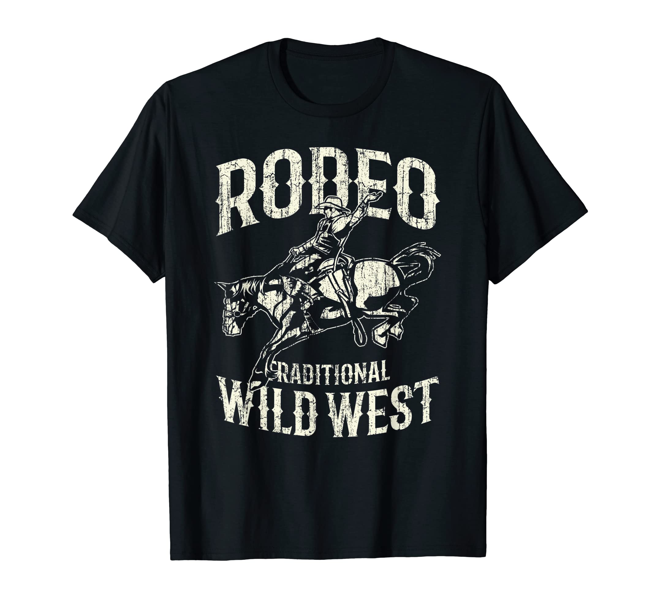 Rodeo Wild West Cowboy Cowgirl T-Shirt - Streetwear Style Unisex - T-Shirt, Sweatshirt, Hoodie