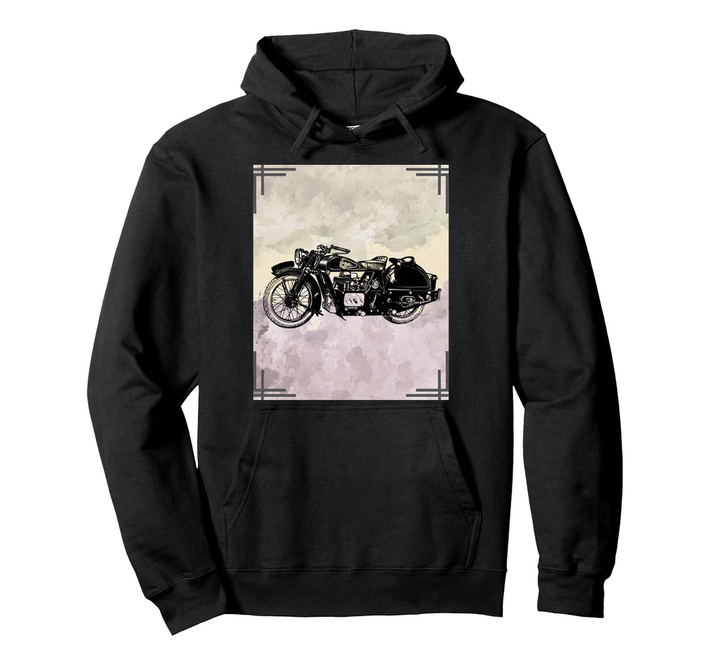 Drawing Motorcycle Hoodie - Trendy Graphic Men Women - T-Shirt, Sweatshirt, Hoodie