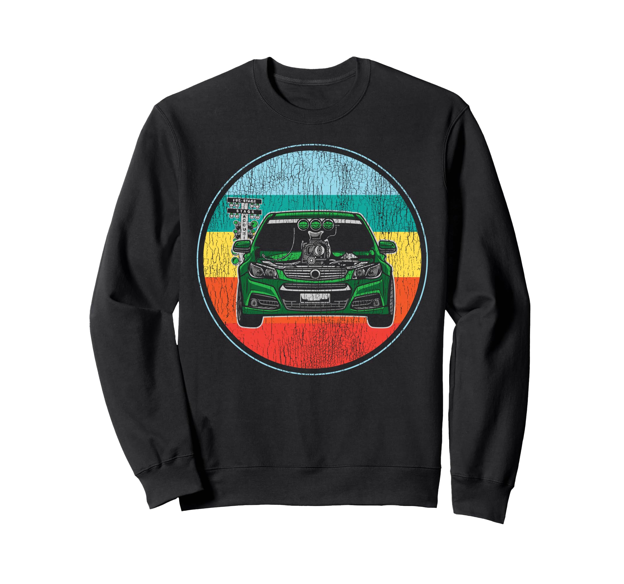 Drag Racing Race Car Sweatshirt - Casual Everyday Wear Unisex - T-Shirt, Sweatshirt, Hoodie