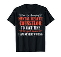 Funny Mental Health Counselor Gift Sweatshirt - Minimalist Print Men Women - T-Shirt, Sweatshirt, Hoodie