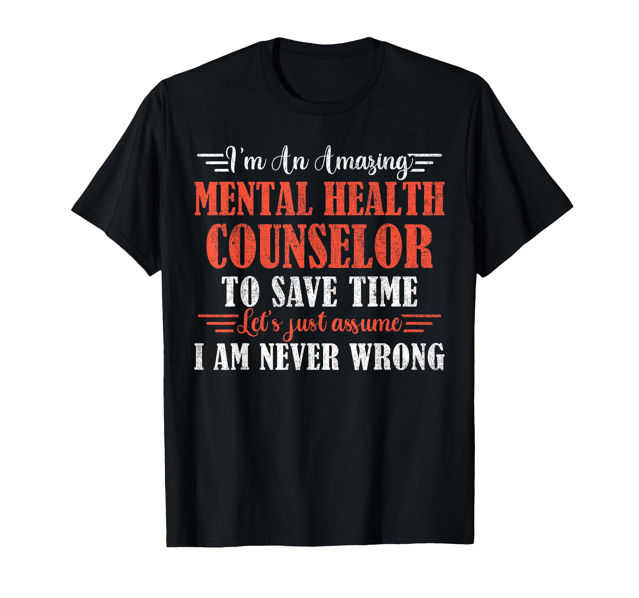 Funny Mental Health Counselor Gift Sweatshirt - Minimalist Print Men Women - T-Shirt, Sweatshirt, Hoodie