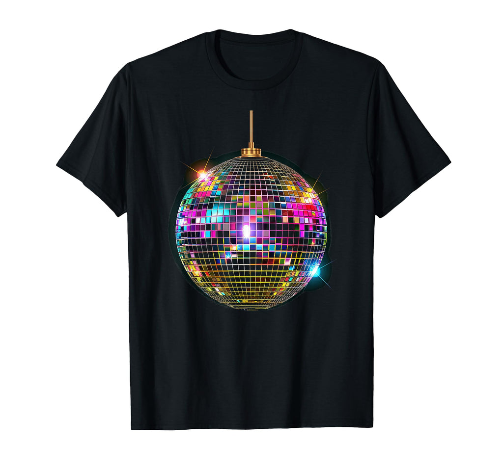 Coloured Disco Ball House Disco Ball T-Shirt - Novelty Apparel Men Women - T-Shirt, Sweatshirt, Hoodie