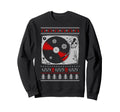 Ugly Vinyl Record Turntable Sweatshirt - Custom Art Print Men Women - T-Shirt, Sweatshirt, Hoodie