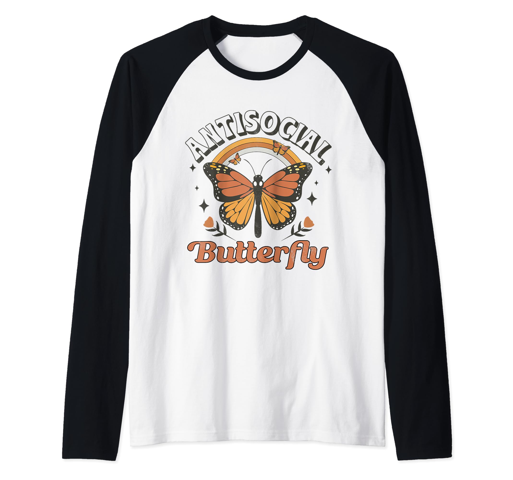 Antisocial Butterfly Funny Sweatshirt - Custom Art Print for Adults - T-Shirt, Sweatshirt, Hoodie