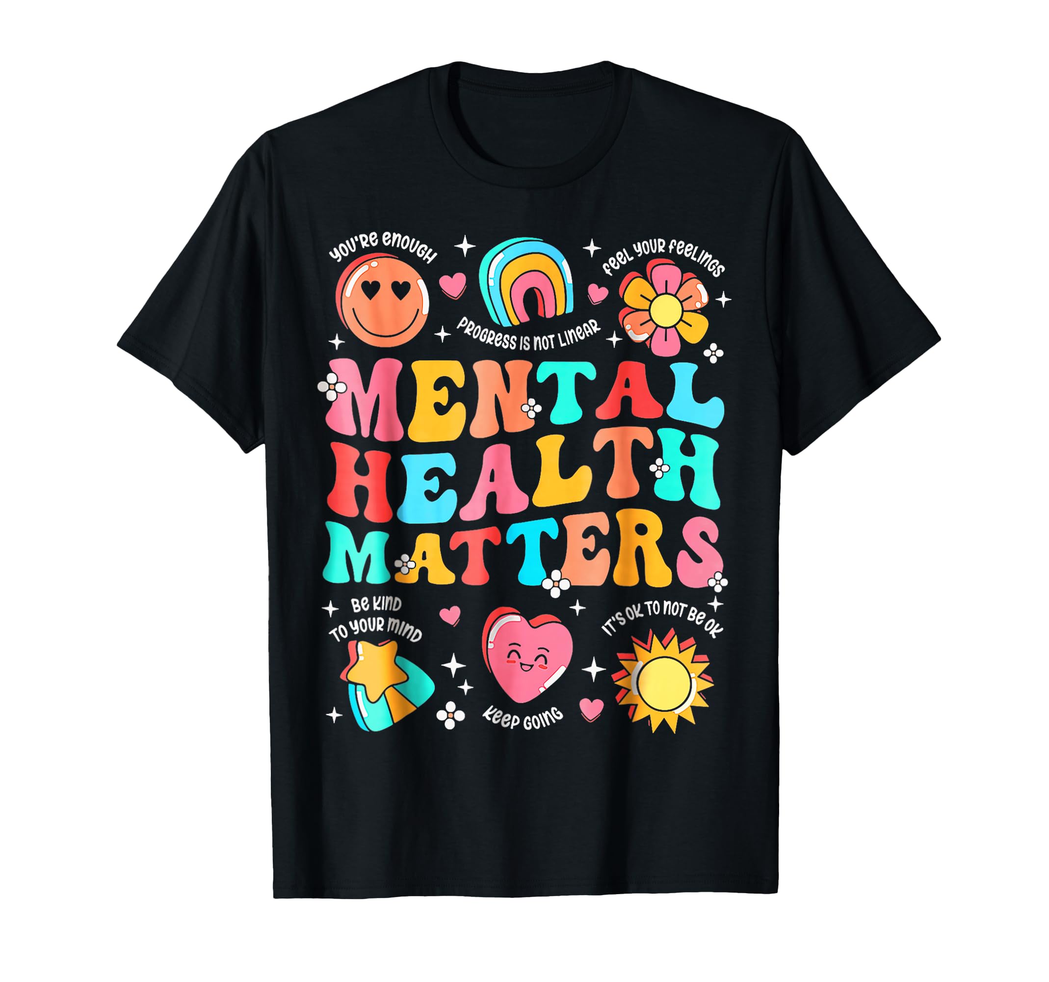 Support Squad Mental Health Awareness T-Shirt - Graphic Print Men Women - T-Shirt, Sweatshirt, Hoodie