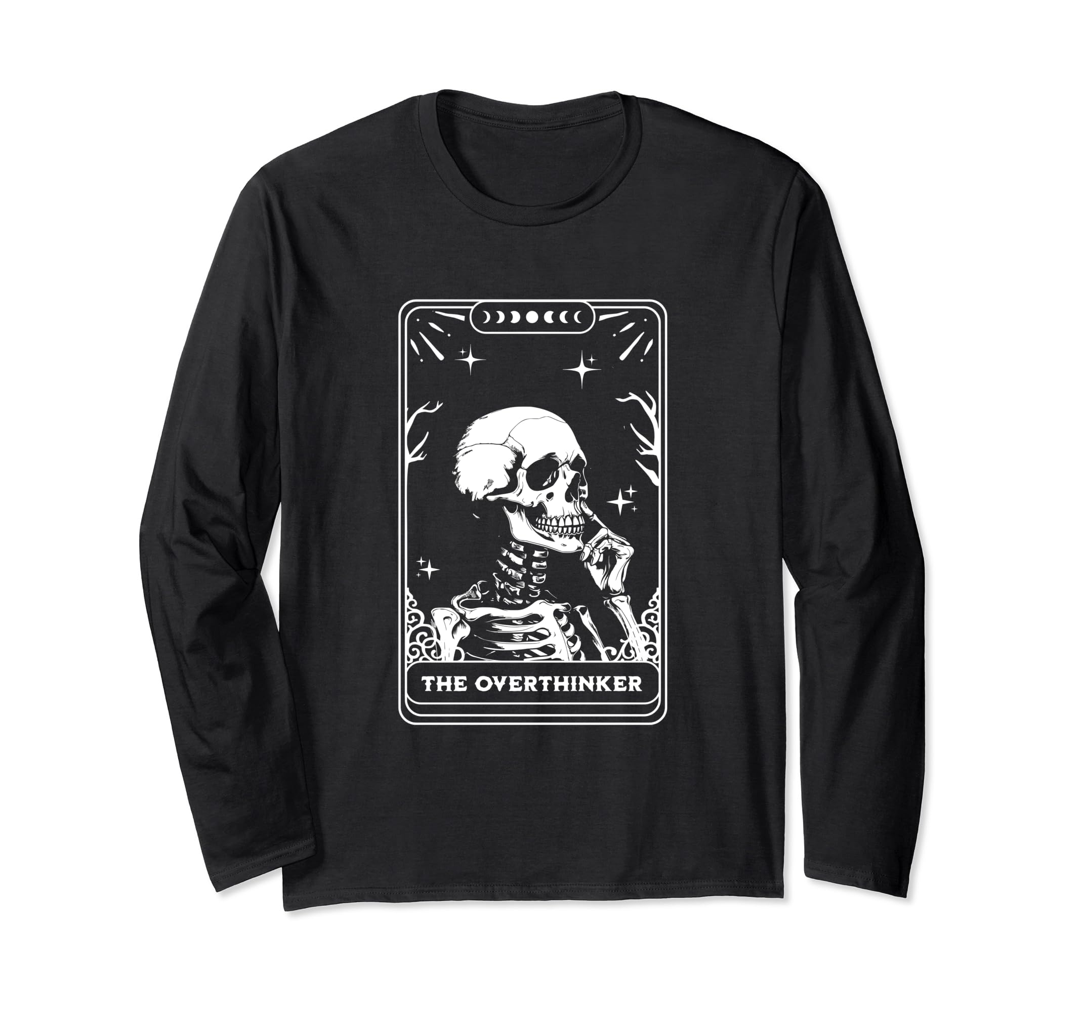 Sarcastic Funny Meme Tarot Cards Overthinker T-Shirt - Graphic Print Unisex - T-Shirt, Sweatshirt, Hoodie