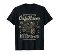 Full Speed Motorcycle Biker Cafe T-Shirt - Aesthetic Graphic for Adults - T-Shirt, Sweatshirt, Hoodie