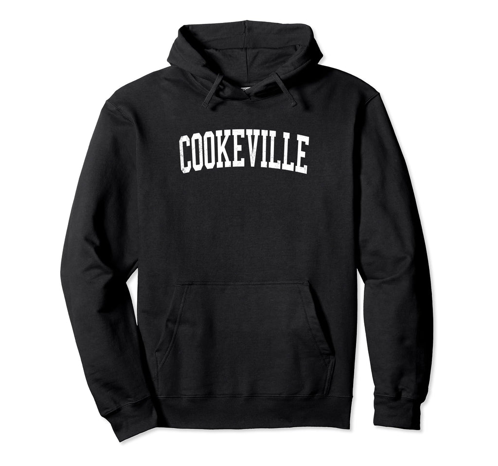Cookeville Tn Distressed White Varsity Hoodie - Custom Art Print Men Women - T-Shirt, Sweatshirt, Hoodie