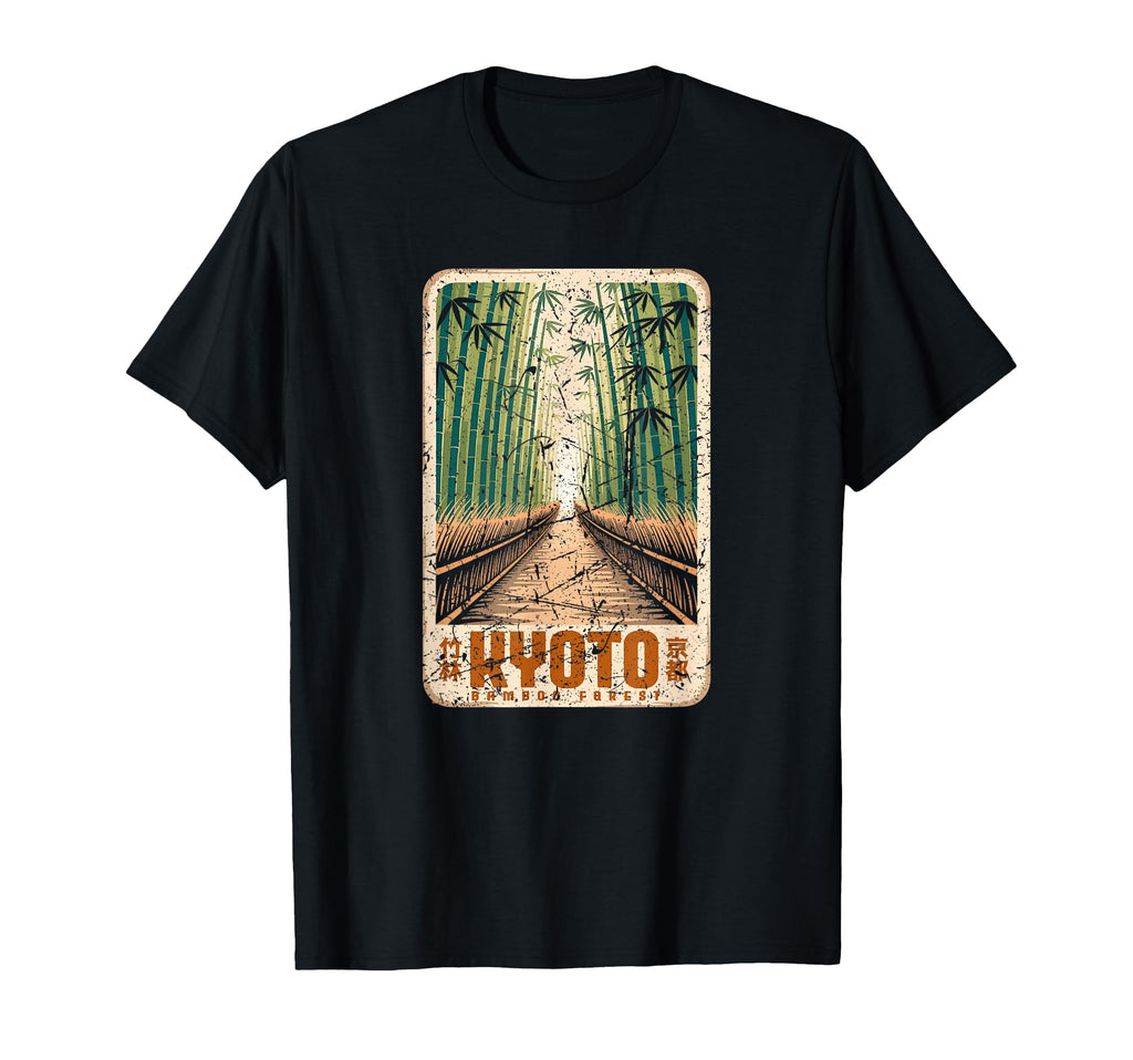 Kyoto Bamboo Grove Arashiyama T-Shirt - Custom Art Print for Adults - T-Shirt, Sweatshirt, Hoodie
