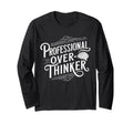 Professional Overthinker Anxiety T-Shirt - Casual Everyday Wear for Adults - T-Shirt, Sweatshirt, Hoodie