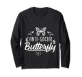 Funny Anti Social Butterfly Teen Junior T-Shirt - Fun Novelty Design Unisex - T-Shirt, Sweatshirt, Hoodie