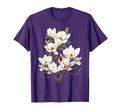 Flower Magnolia Blossom Botanical Garden T-Shirt - Unique Graphic Unisex - T-Shirt, Sweatshirt, Hoodie