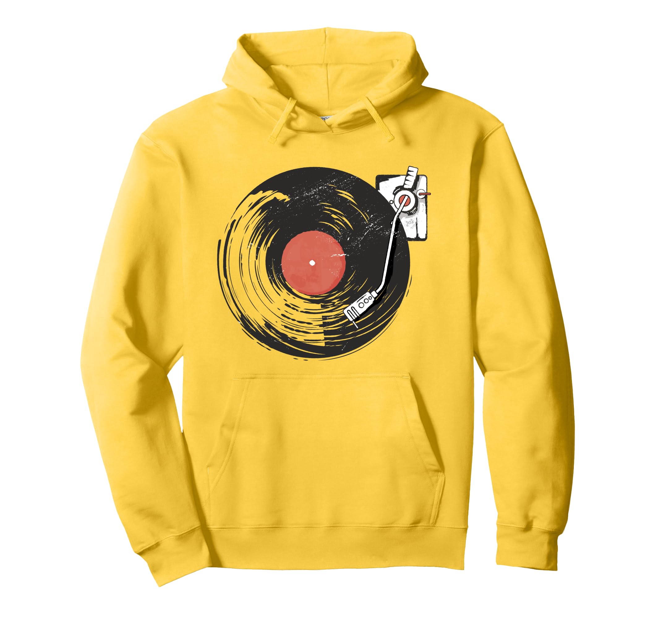 Record Player Tonearm Vinyl Music Hoodie - Custom Art Print for Adults - T-Shirt, Sweatshirt, Hoodie