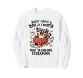 Mental Health Anxiety Racoon Sweatshirt - Aesthetic Graphic for Adults - T-Shirt, Sweatshirt, Hoodie