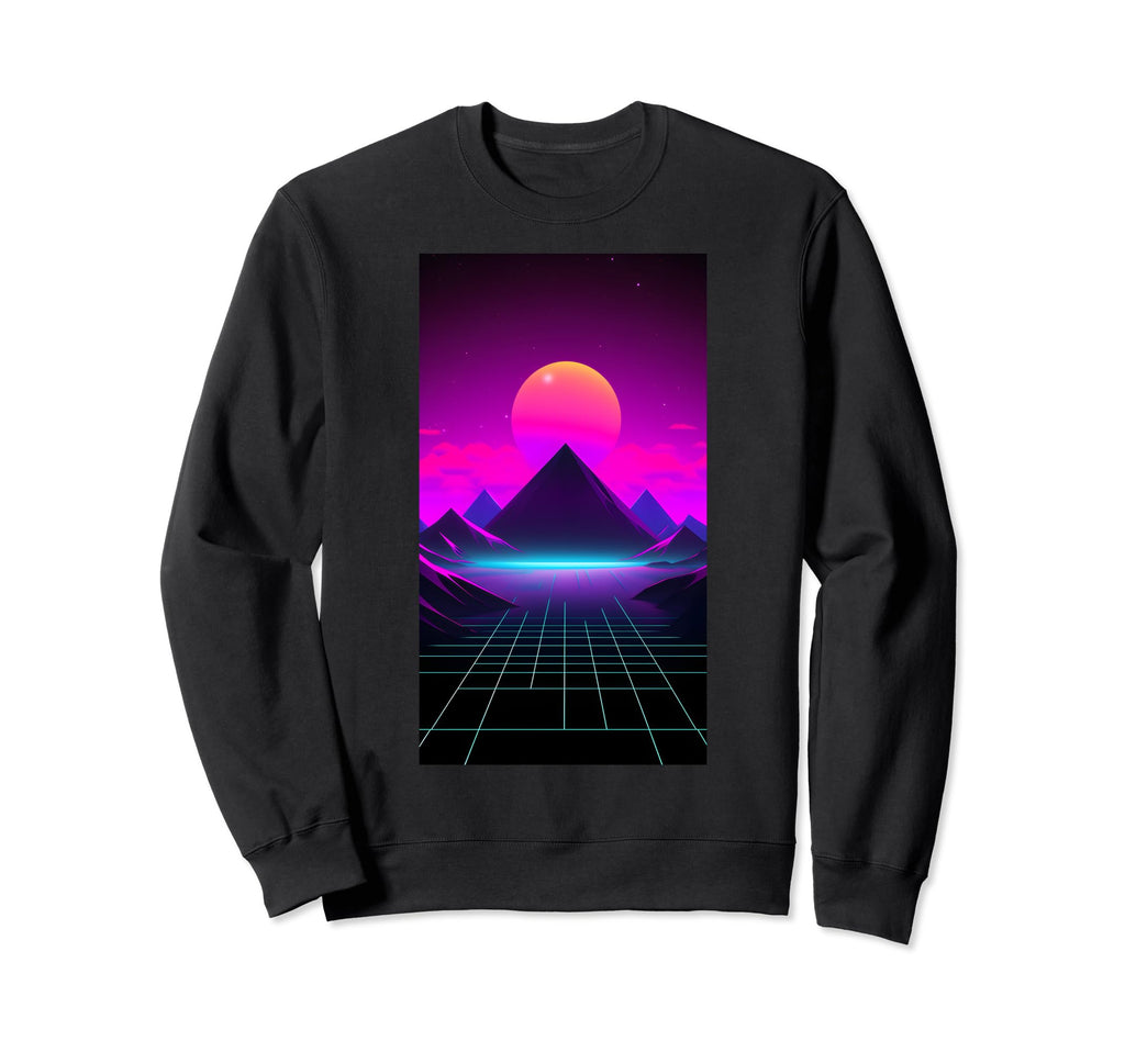 80S Retrowave Vaporwave Synthwave Sweatshirt - Casual Everyday Wear Unisex - T-Shirt, Sweatshirt, Hoodie