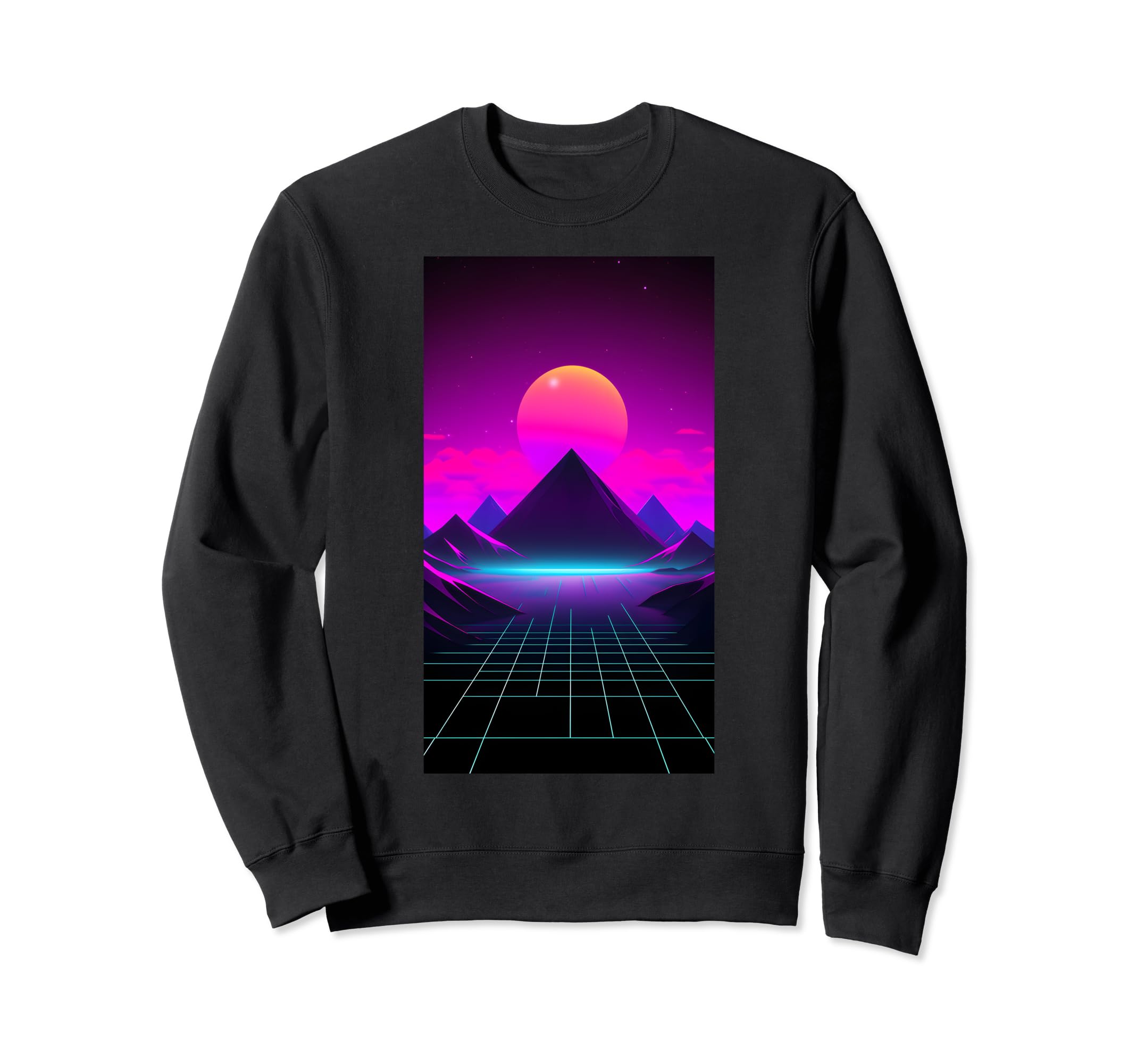 80S Retrowave Vaporwave Synthwave Sweatshirt - Casual Everyday Wear Unisex - T-Shirt, Sweatshirt, Hoodie