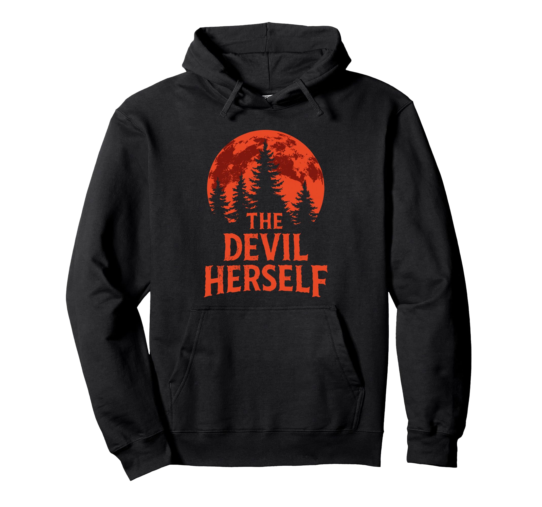 Devil Herself Occult Dark Feminine Hoodie - Streetwear Style Unisex - T-Shirt, Sweatshirt, Hoodie