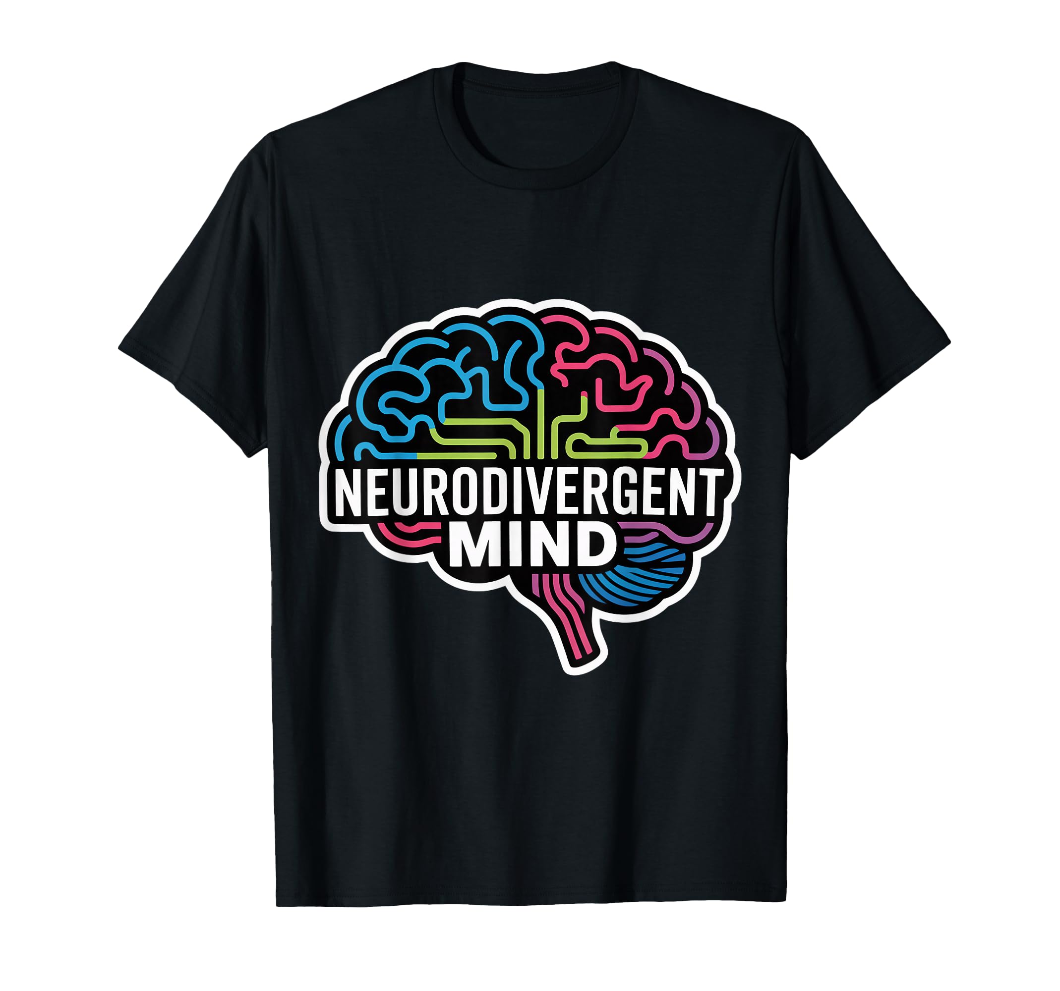 Neurodivergent Adhd Brain Focus T-Shirt - Aesthetic Graphic Men Women - T-Shirt, Sweatshirt, Hoodie