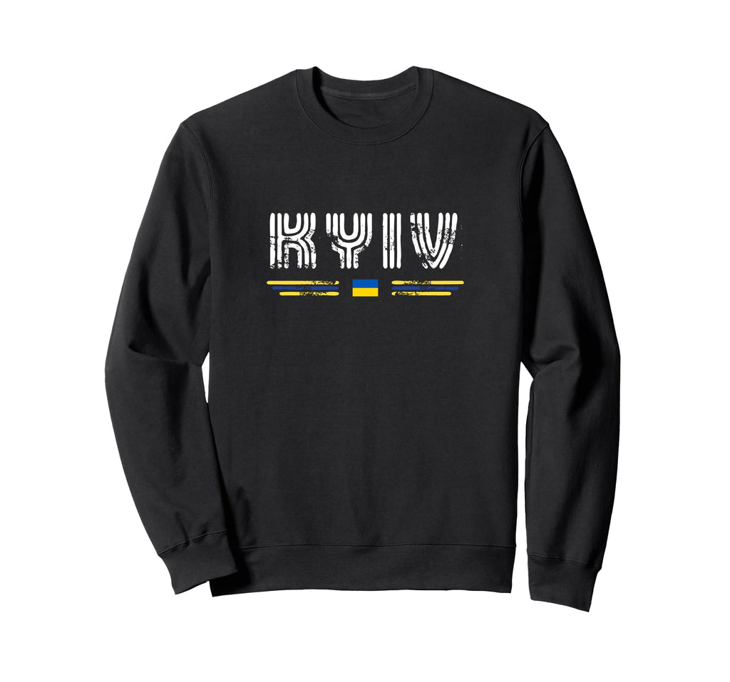 Kyiv Ukraine 70S 80S Type Sweatshirt - Aesthetic Graphic Men Women - T-Shirt, Sweatshirt, Hoodie