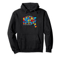 Autism Pride Built Differents Hoodie - Aesthetic Graphic Men Women - T-Shirt, Sweatshirt, Hoodie
