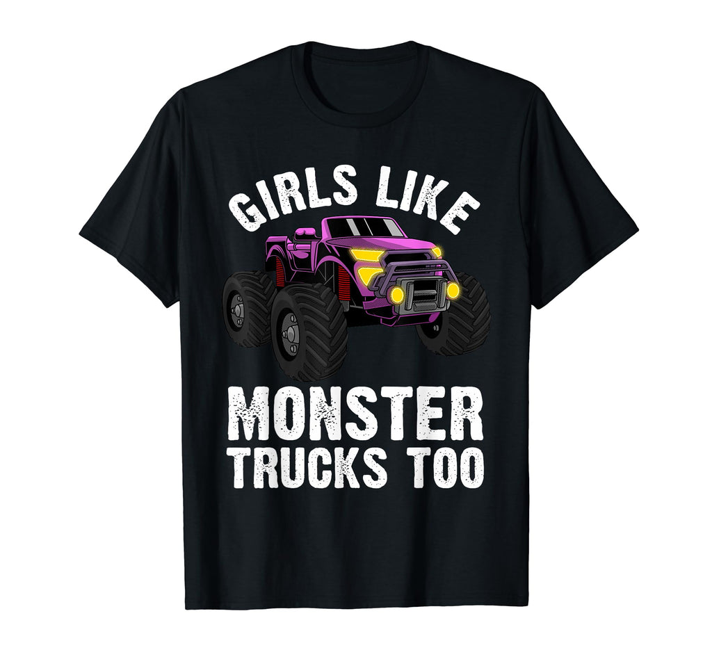 Monster Truck Car Trucks Wheel Vehicle T-Shirt - Graphic Print for Adults - T-Shirt, Sweatshirt, Hoodie