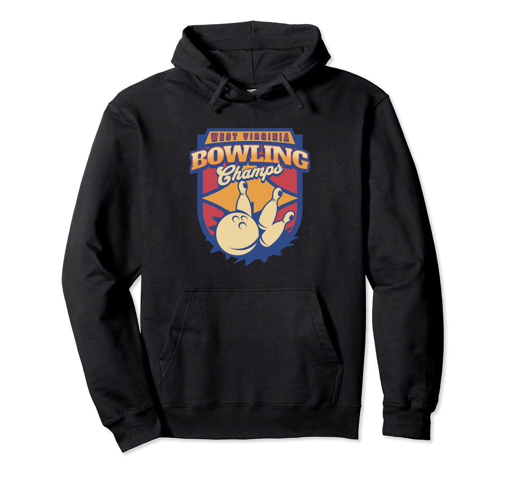State Bowling Champs West Virginia Hoodie - Custom Art Print for Adults - T-Shirt, Sweatshirt, Hoodie