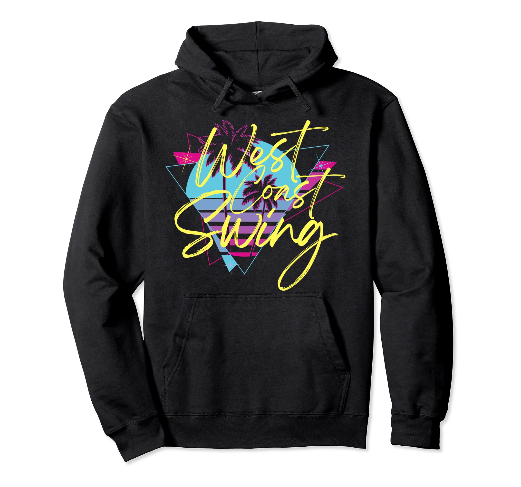 West Coast Swing Hoodie - Minimalist Print for Adults - T-Shirt, Sweatshirt, Hoodie