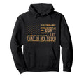 Small Town American Flag Western Music Hoodie - Graphic Print Unisex - T-Shirt, Sweatshirt, Hoodie