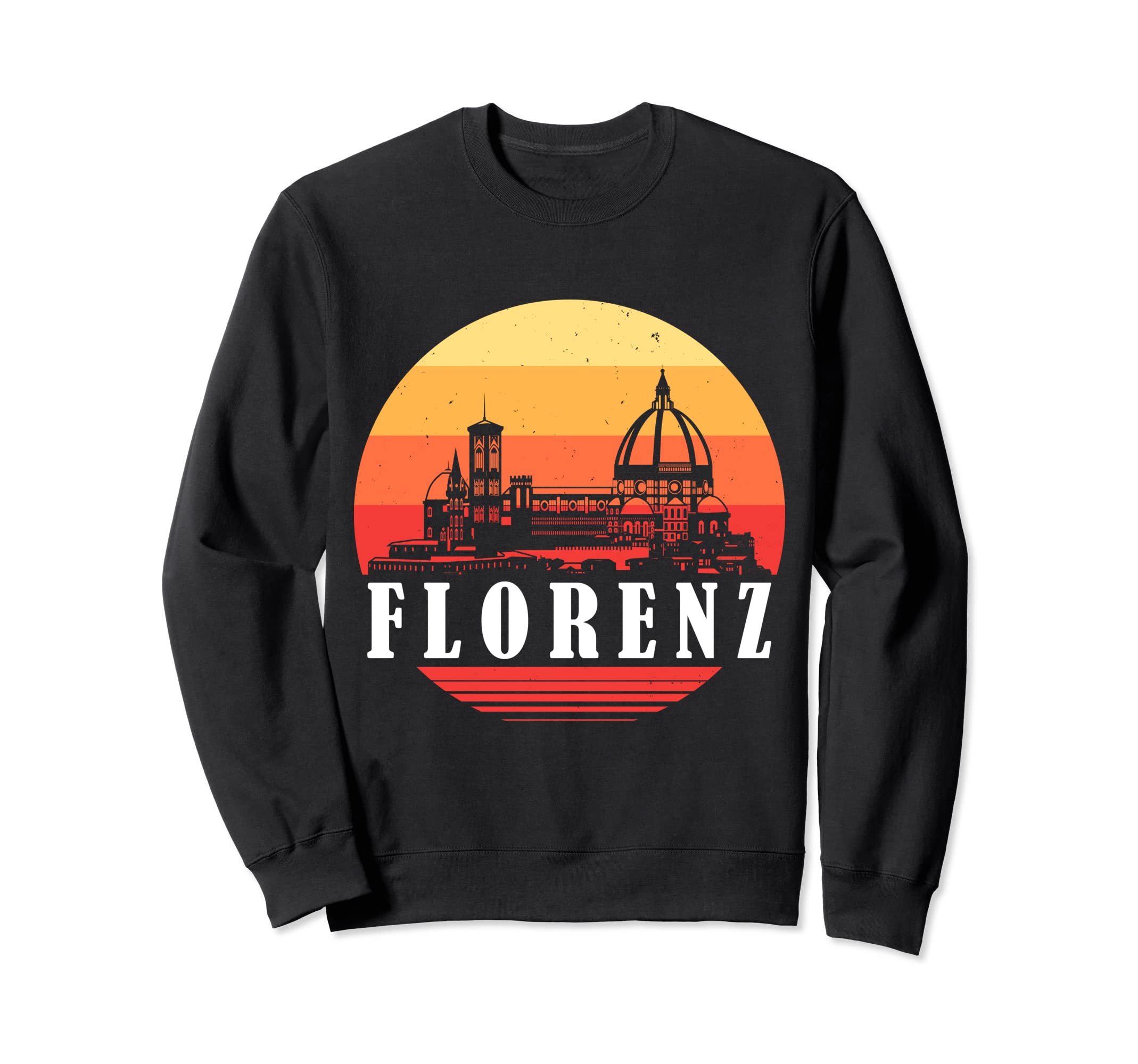 Florence Skyline Sunset Sweatshirt - Novelty Apparel Unisex - T-Shirt, Sweatshirt, Hoodie
