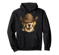 Golden Retriever Cowboy Western Hat Hoodie - Unique Graphic for Adults - T-Shirt, Sweatshirt, Hoodie