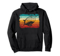 Zeppelin Sunset 70S 80S Distressed Hoodie - Custom Art Print Unisex - T-Shirt, Sweatshirt, Hoodie