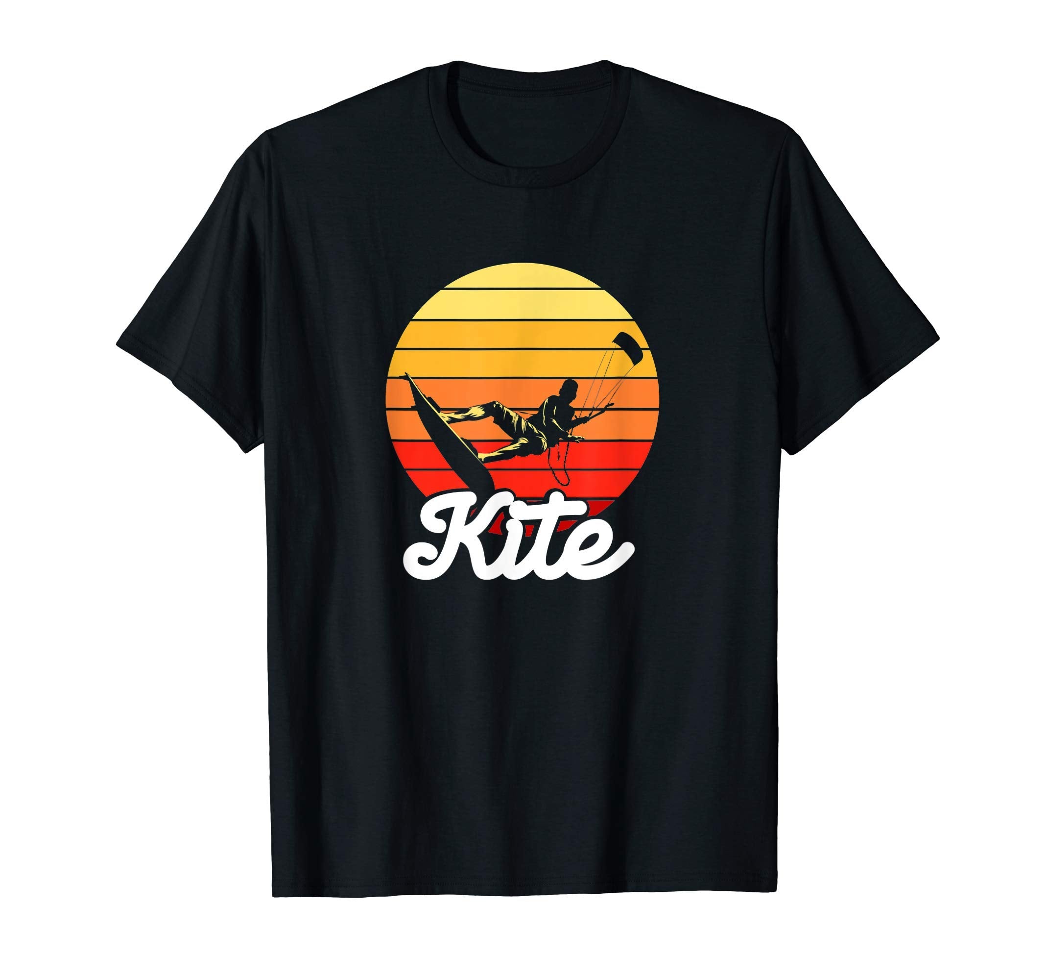 Kite Surf Sunset Kiteboarding T-Shirt - Novelty Apparel for Adults - T-Shirt, Sweatshirt, Hoodie