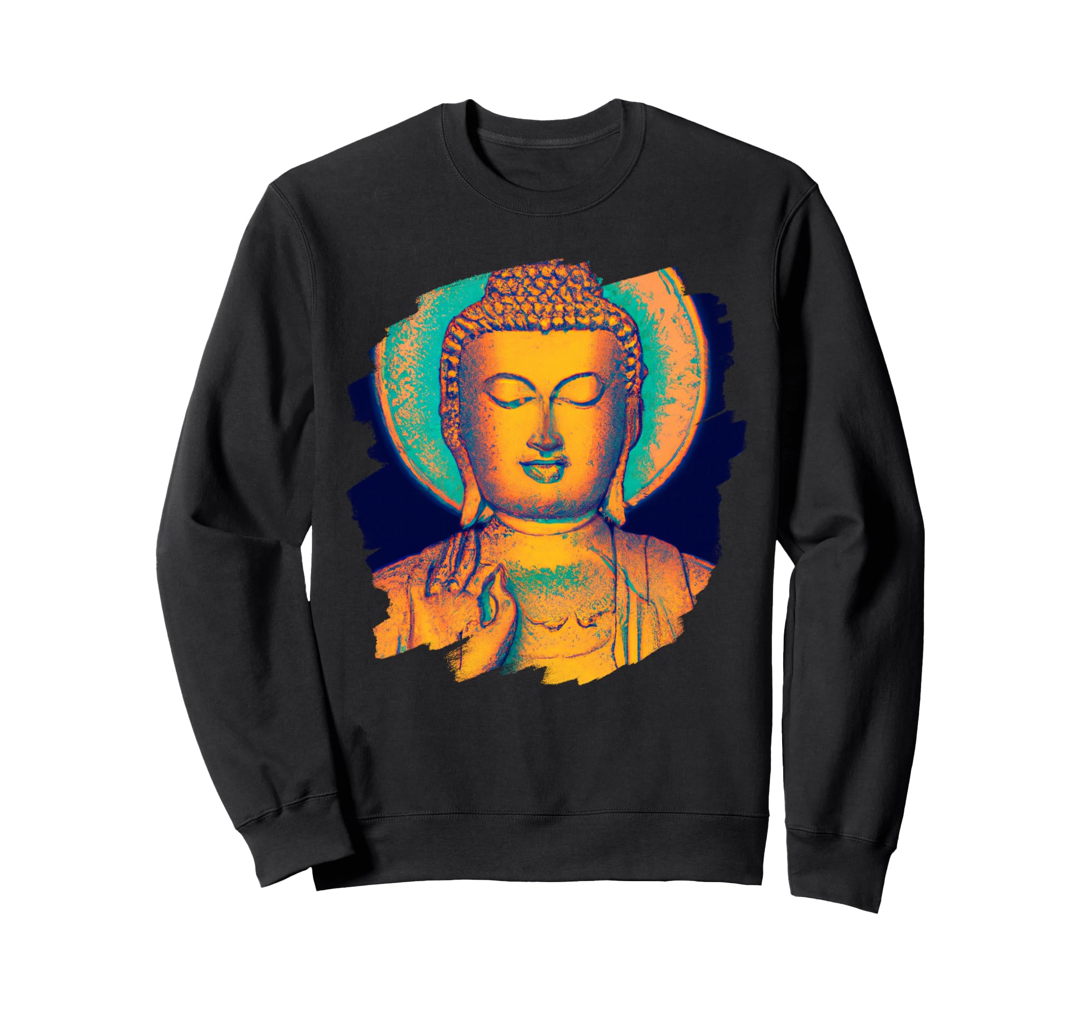 Zen Buddha Mandala Spiritual Asian Sweatshirt - Novelty Apparel Unisex - T-Shirt, Sweatshirt, Hoodie