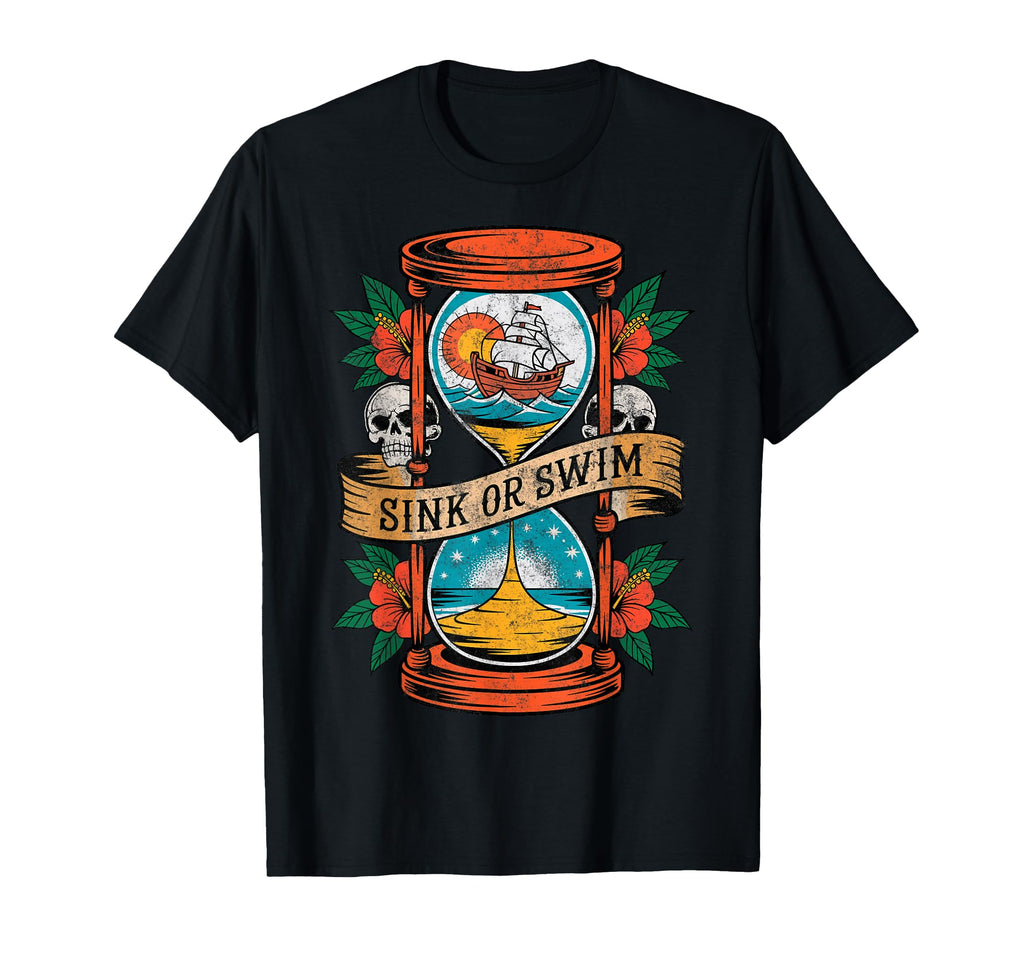 American Traditional Old School Tattoo T-Shirt - Custom Art Print Unisex - T-Shirt, Sweatshirt, Hoodie