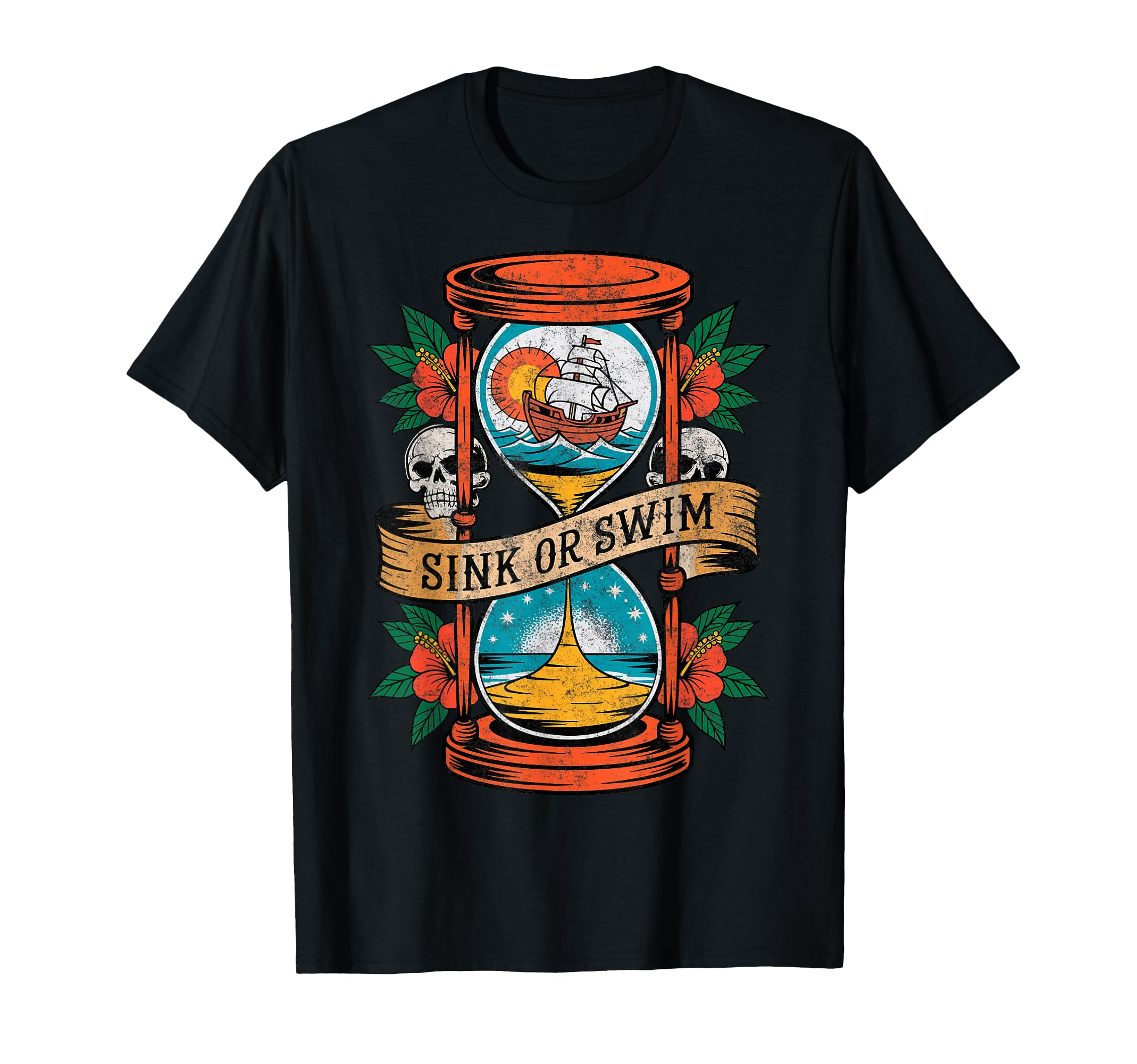 American Traditional Old School Tattoo T-Shirt - Custom Art Print Unisex - T-Shirt, Sweatshirt, Hoodie