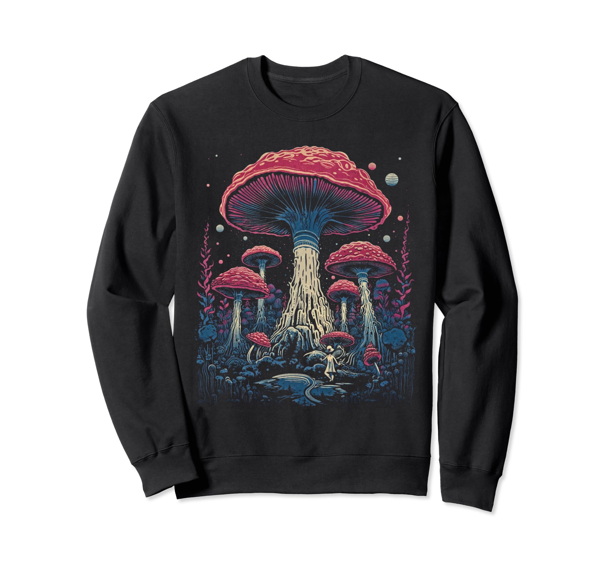 Mushroom 70S 80S Art 97 Sweatshirt - Aesthetic Graphic Men Women - T-Shirt, Sweatshirt, Hoodie